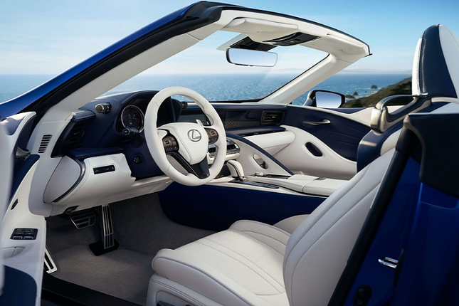 Can canh Lexus LC 500 Convertible 2021 co gia tu 2,3 ty-Hinh-6