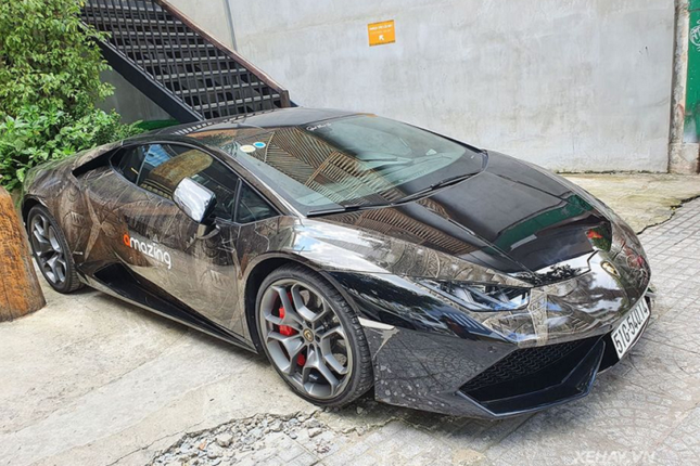 Can canh sieu xe Lamborghini Huracan cuc dep o Sai Gon