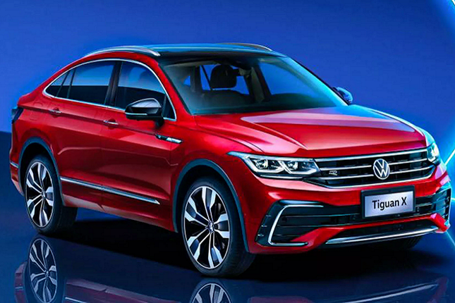 Can canh Volkswagen Tiguan X 2021 duoc gioi thieu o thi truong Trung Quoc