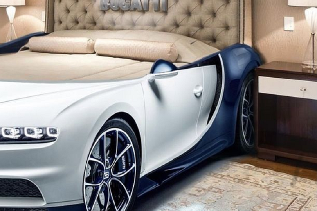 Can canh chiec giuong 'sieu xe' Bugatti Chiron day sang chanh-Hinh-4