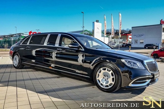 Can canh Mercedes-Maybach S650 Pullman Guard chong dan