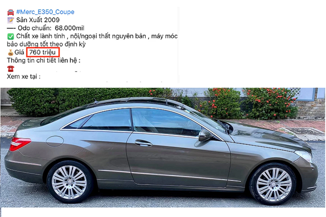 Mercedes-Benz E350 2009 gia chi 760 trieu nhung khong ai mua-Hinh-2