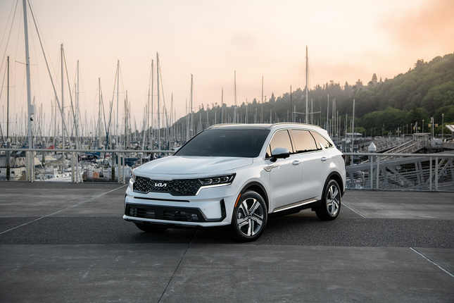 Chi tiet Kia Sorento 2022 phien ban hybrid co gia hon 1 ty