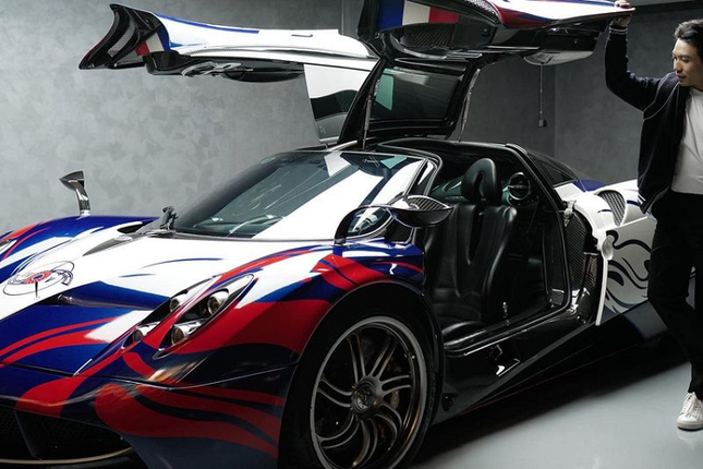 Sieu xe Pagani Huayra gia hon 80 ty dong lai duoc dai gia Minh Nhua doi mau-Hinh-4