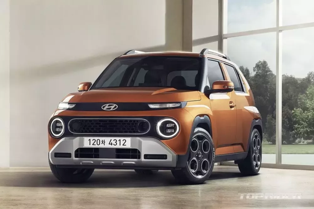 Hyundai Casper 2025 chi thay doi nhe ve mat thiet ke va trang bi