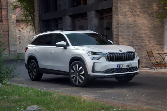 Ben trong Skoda Kodiaq 2024 sap ve Viet Nam