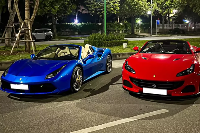 Chiem nguong bo doi Ferrari mui tran bac ty cua dai gia Ha Noi