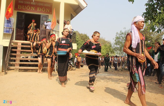 Doc dao le cung suc khoe cho voi Tay Nguyen