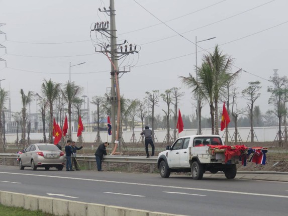 Hai Phong gap rut chuan bi don Chu tich Kim Jong-un-Hinh-2