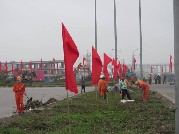 Hai Phong gap rut chuan bi don Chu tich Kim Jong-un-Hinh-6