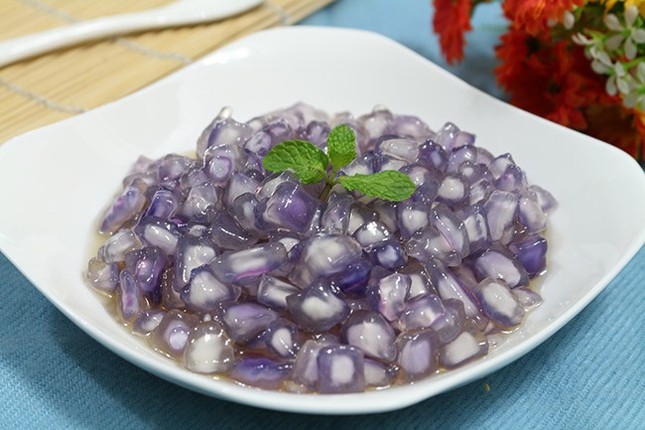 Nhung mon thach lam topping tra sua 