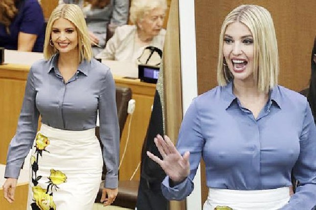 Ivanka Trump lai them mot lan an mac ho henh