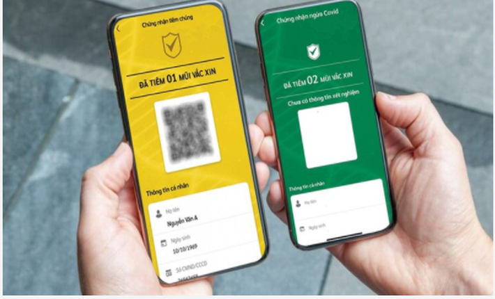 Dang the xanh chich 2 mui vaccine COVID tren mang xa hoi co the bi ke xau loi dung