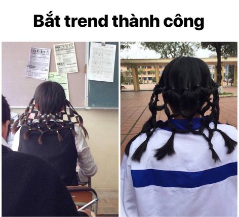 'Bo tay' nga mu voi hot trend tet toc ma tran cua hoi hoc sinh