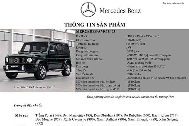 Hon 10 ty dong cho chiec Mercedes-Benz G63 2019 chinh hang-Hinh-5