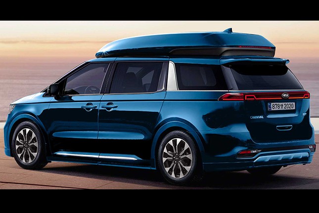 Kia Sedona 2021 phong cach sang chanh lo dien-Hinh-2