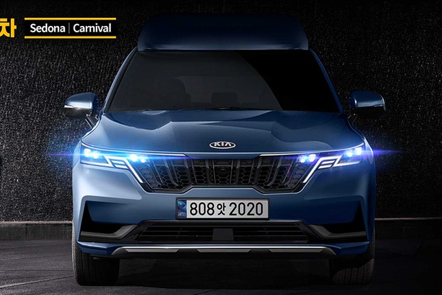 Kia Sedona 2021 phong cach sang chanh lo dien-Hinh-3