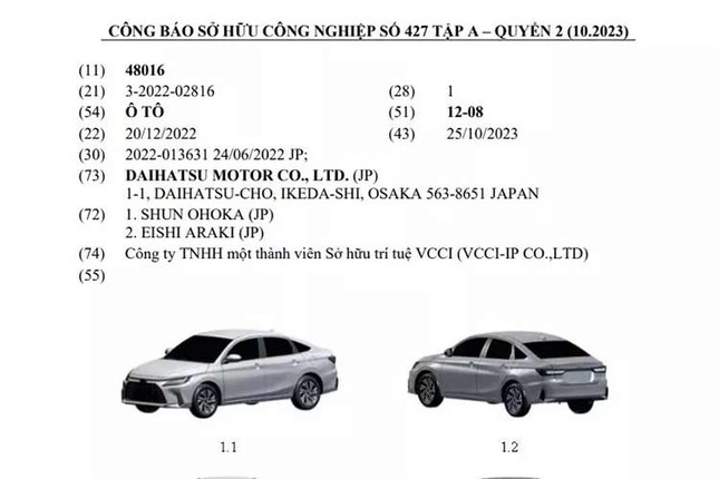 Toyota Vios 2024 moi lo dien tai Viet Nam, ngay ra mat can ke