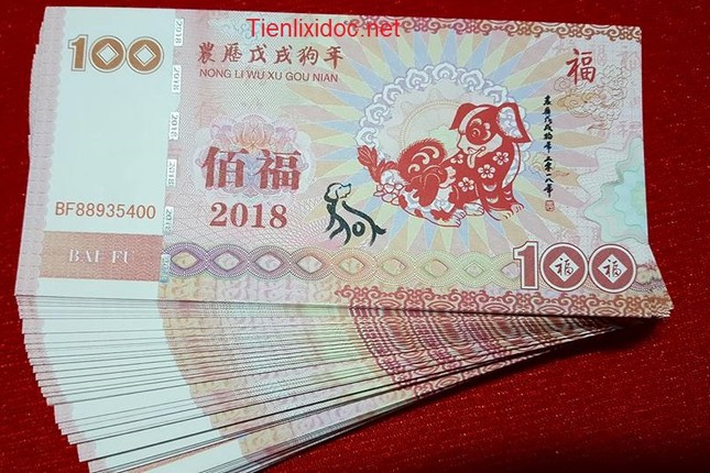 Tien li xi in hinh heo gay sot thi truong Tet Ky Hoi 2019