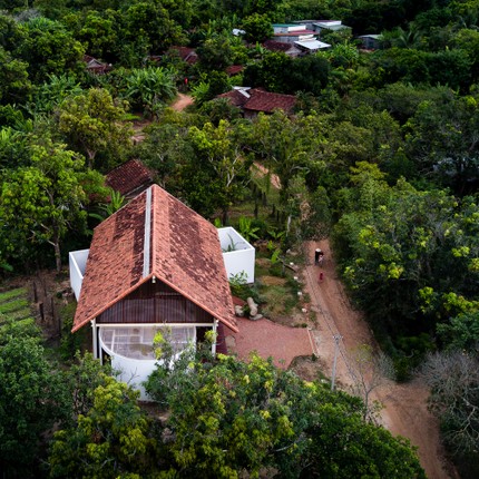 Nha cap 4 dep long lay, thiet ke la o Tay Nguyen