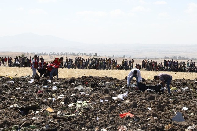 Tiet lo ve hang bay gap nan o Ethiopia khien 157 nguoi chet