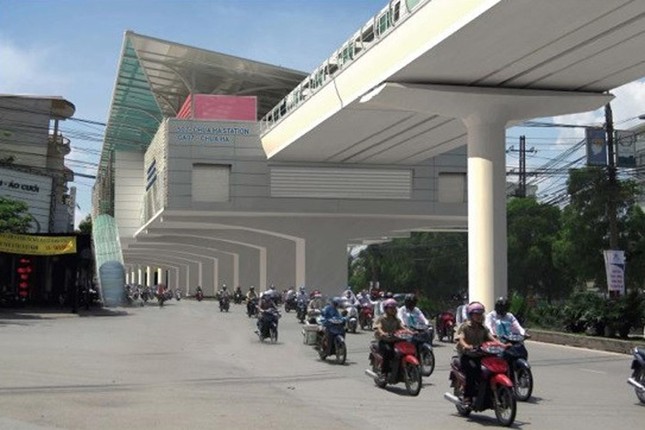 Anh: Phoi canh 12 ga tuyen metro dau tien o Ha Noi-Hinh-8