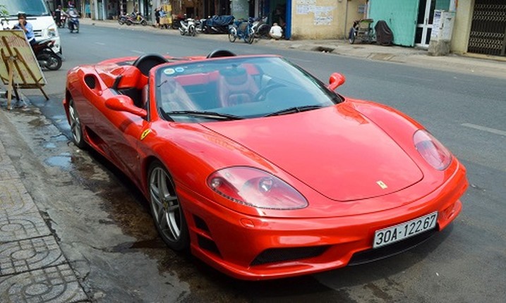 Ferrari 360 Spider - mo uoc mot thoi cua dai gia Viet