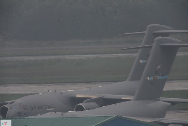 &quot;Ngua tho&quot; C-17 cho doan xe cua Tong thong Trump toi Da Nang-Hinh-3