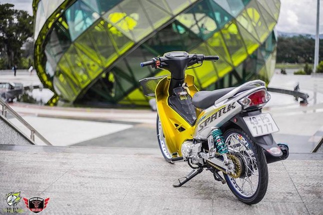 Yamaha Sirius do kieng, bien khung cua dan choi Da Lat-Hinh-9