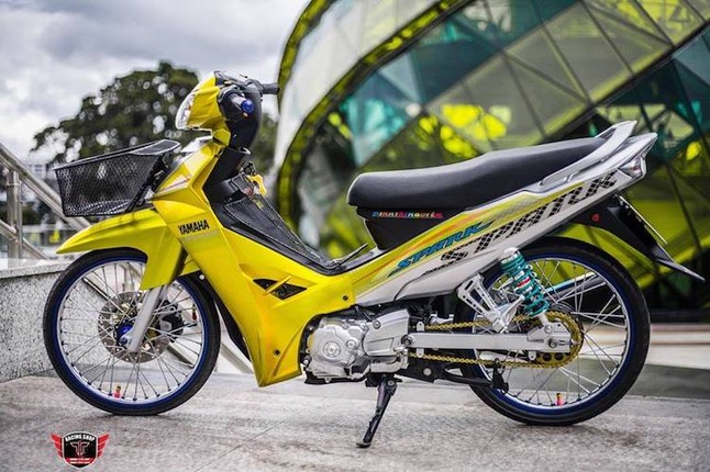 Yamaha Sirius do kieng, bien khung cua dan choi Da Lat