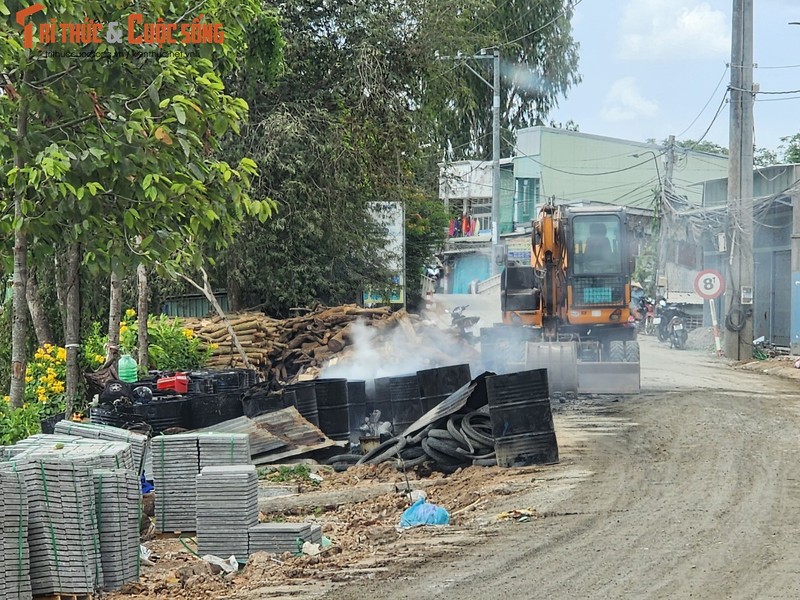 An Giang: Nha thau du an duong lien xa My Khanh thi cong au?