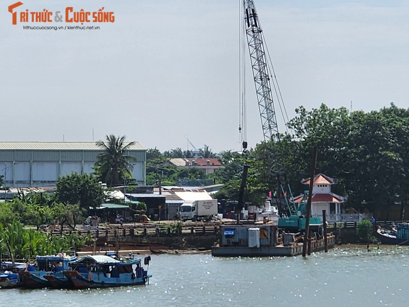 Tra Vinh: Can canh cong trinh chinh trang bo ke song Long Toan-Hinh-14