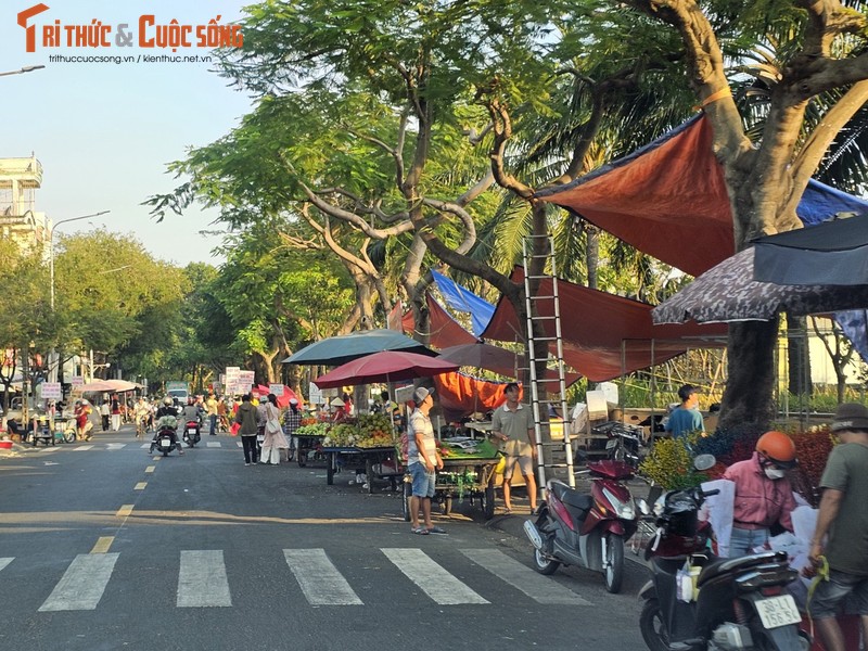 Dong Nai: Hang rong “bua vay” duong Nguyen Van Tri-Hinh-6