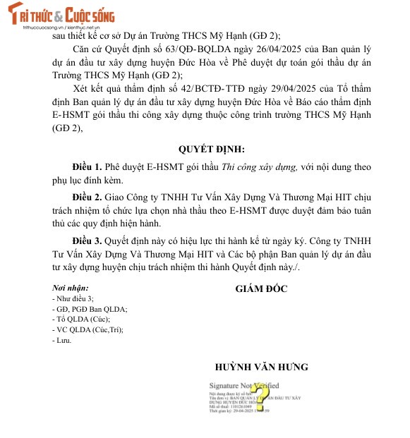 Long An: Gần 70 tỷ xây dựng trường THCS Mỹ Hạnh (GĐ 2) - Hình 2 Long An: Gan 70 ty xay dung truong THCS My Hanh (GD 2)-Hinh-2