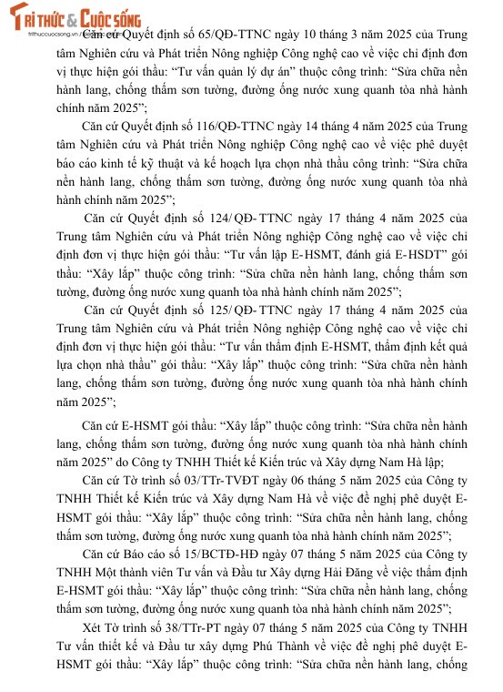 Moi thau 3 goi xay lap tai TT Nghien cuu va Phat trien Nong nghiep Cong nghe cao-Hinh-3