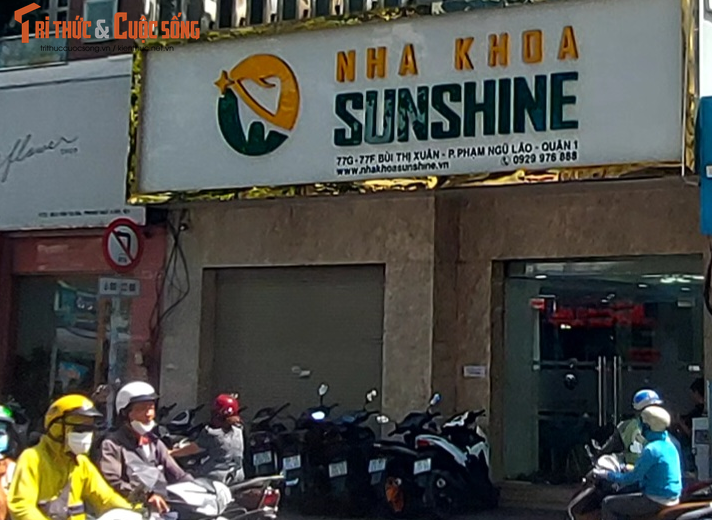 Nha khoa SunShine: Hoat dong 'chui', quang cao khong phep