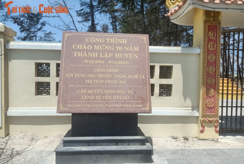 BR-VT: Can canh Nha truyen thong nghe ca hon 12 ty tai Phuoc Hai